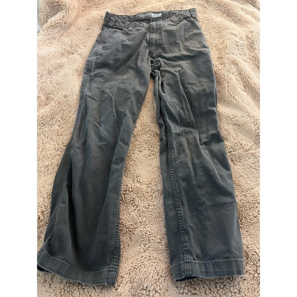 Carhartt Other - Carhartt Relaxed Fit Work Pants Mens 32x30 Dark Gray Charcoal Canvas Utility